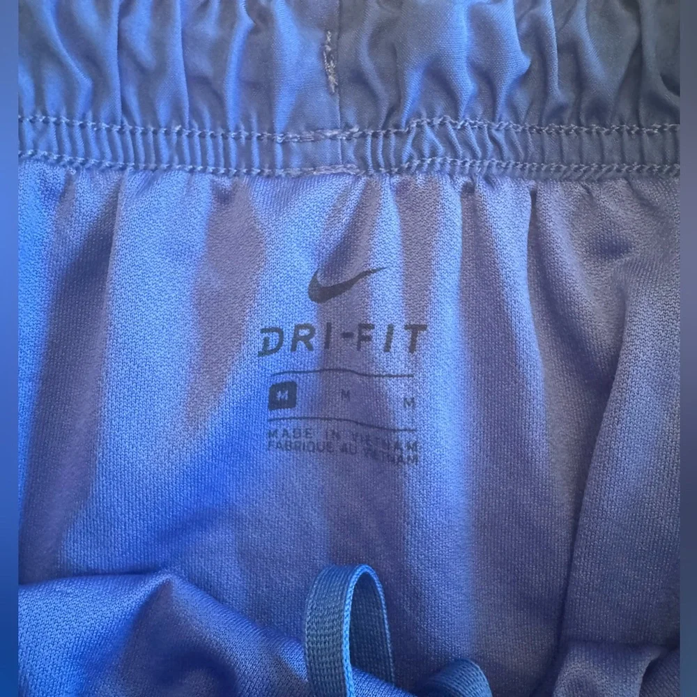 Nike Women's Athletic Shorts in Blue and White